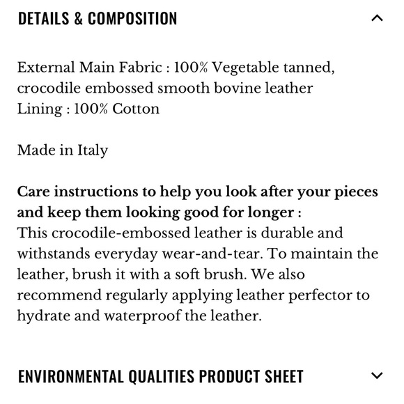 Sezane Farrow Camel Croco Bucket Bag - Picture 5 of 16